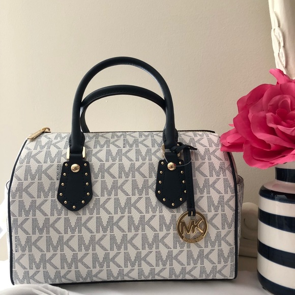 michael kors aria satchel
